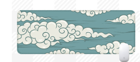 Southeast Asia Hot-seller Cloud Mouse Pad Grande table de bureau Tapis en caoutchouc antidérapant Mous