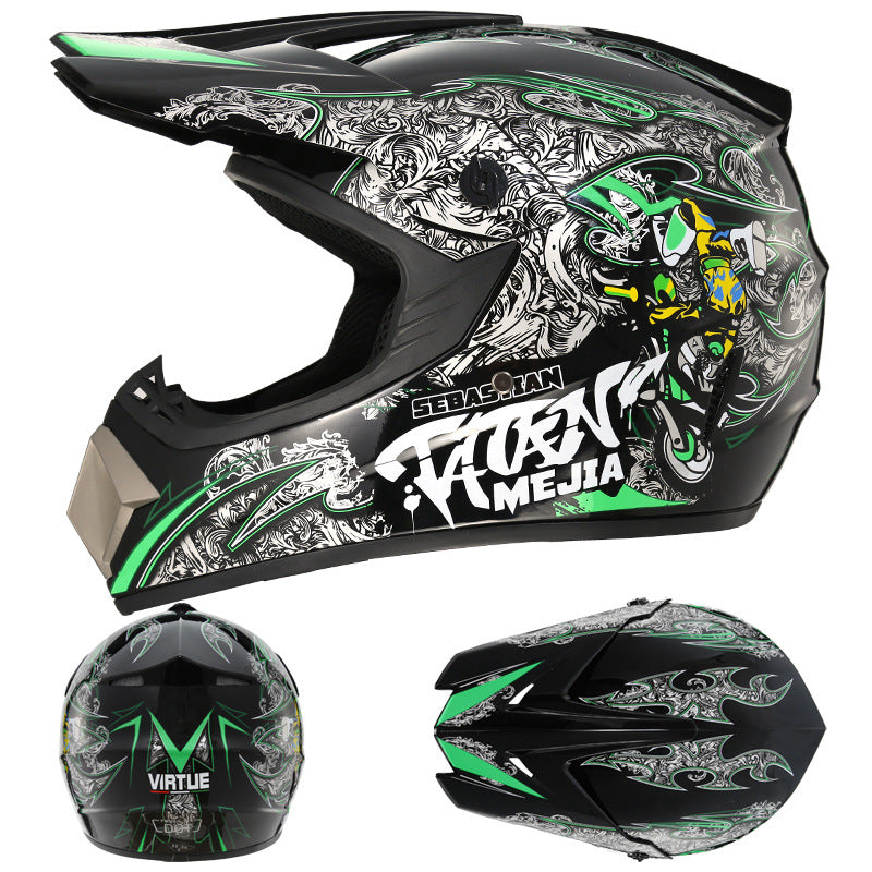 Casque de moto électrique Kart Cross-country