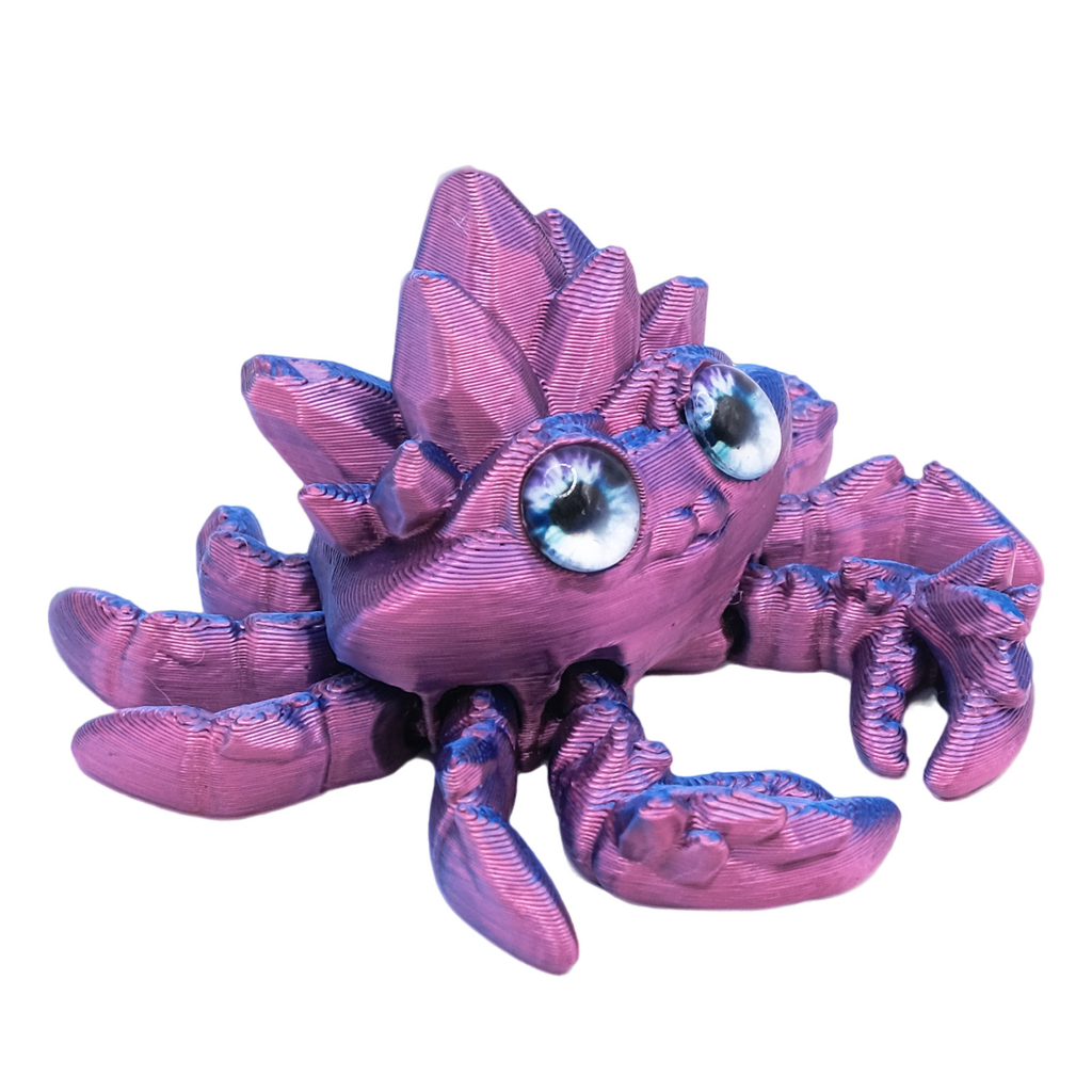 Figurine de crabe en cristal imprimé 3D