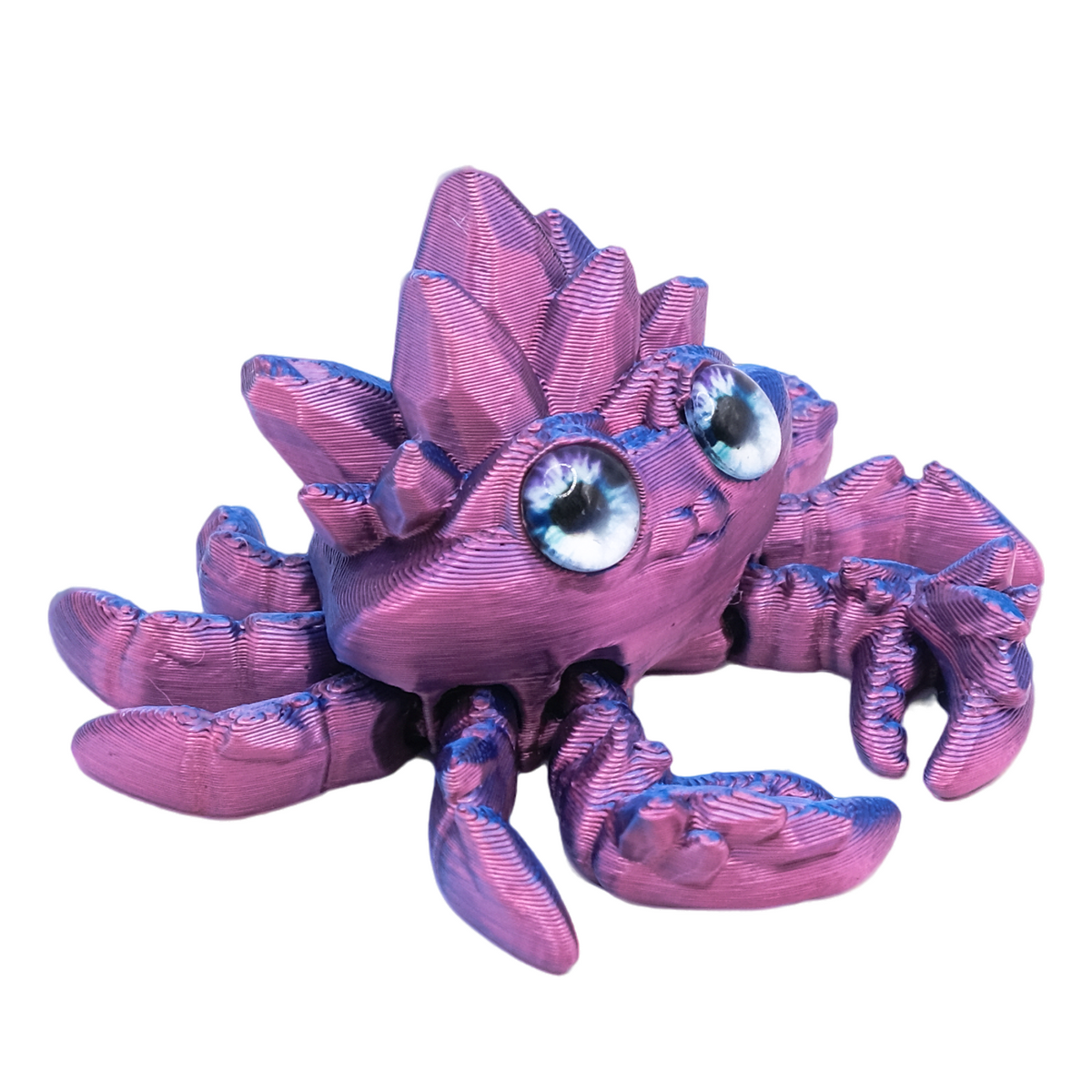 Figurine de crabe en cristal imprimé 3D