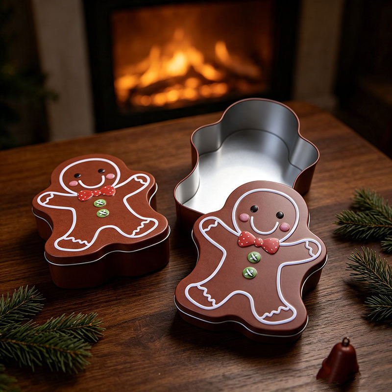 Boîte cadeau en pain d'épices de Noël
