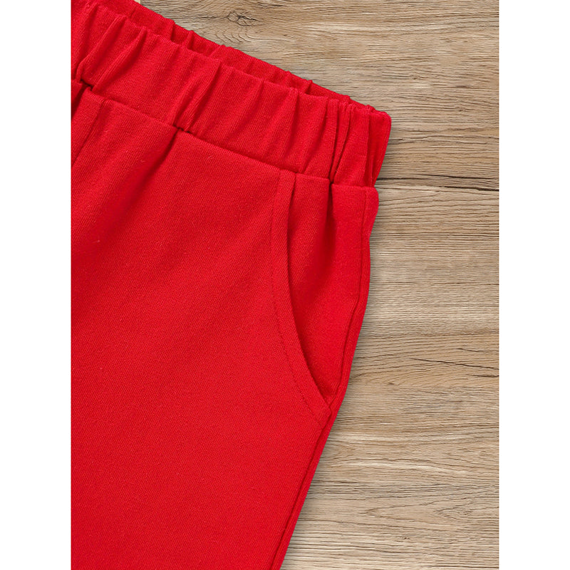 Bébé bébé garçon 4ème de juillet Outfit Set États-Unis Lettre Imprimer T-Shirt & Short pour I