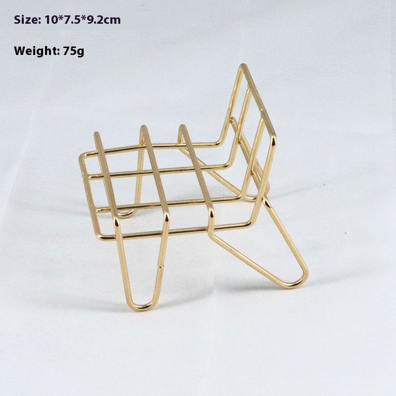 Simple Desk Creative Mobile Phone Iron Bracket