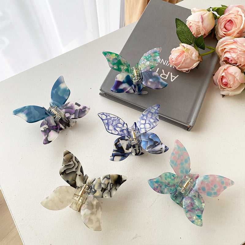 Coiffure papillon fille Clip tête arrière pan