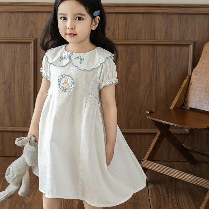 Robe imprimée mignonne d'été pour filles
