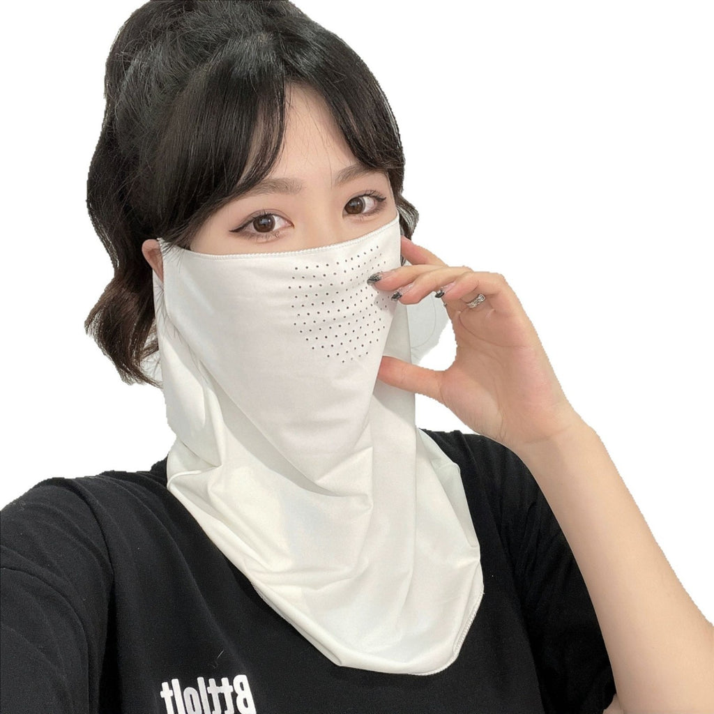 Masques de cyclisme en plein air Protection solaire Voile respirante de serviette visage