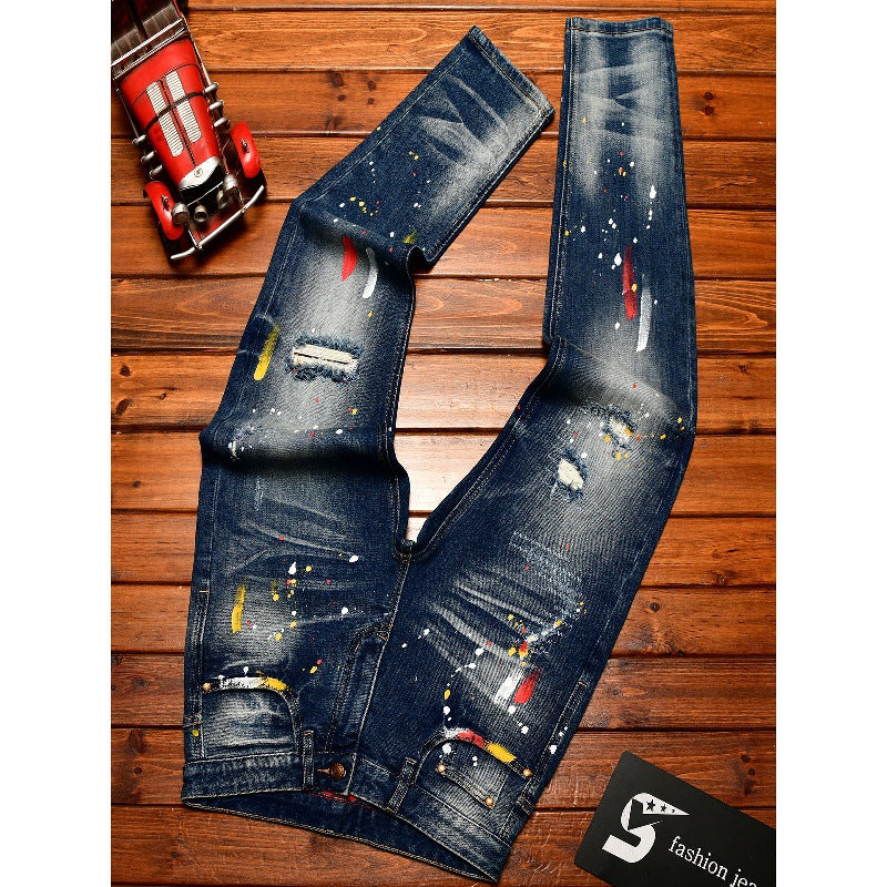 Jeans de patchwork à la mode coréenne