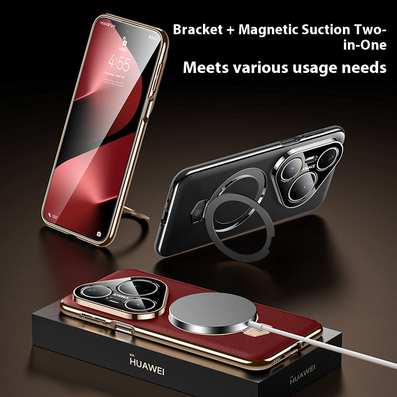Coque de téléphone rotative magnétique