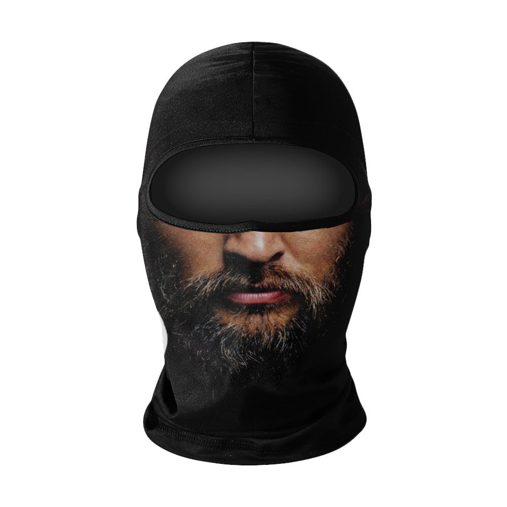 Summer Breathable Full Face Outdoor Protection solaire Séchage rapide Ice Silk Headgear