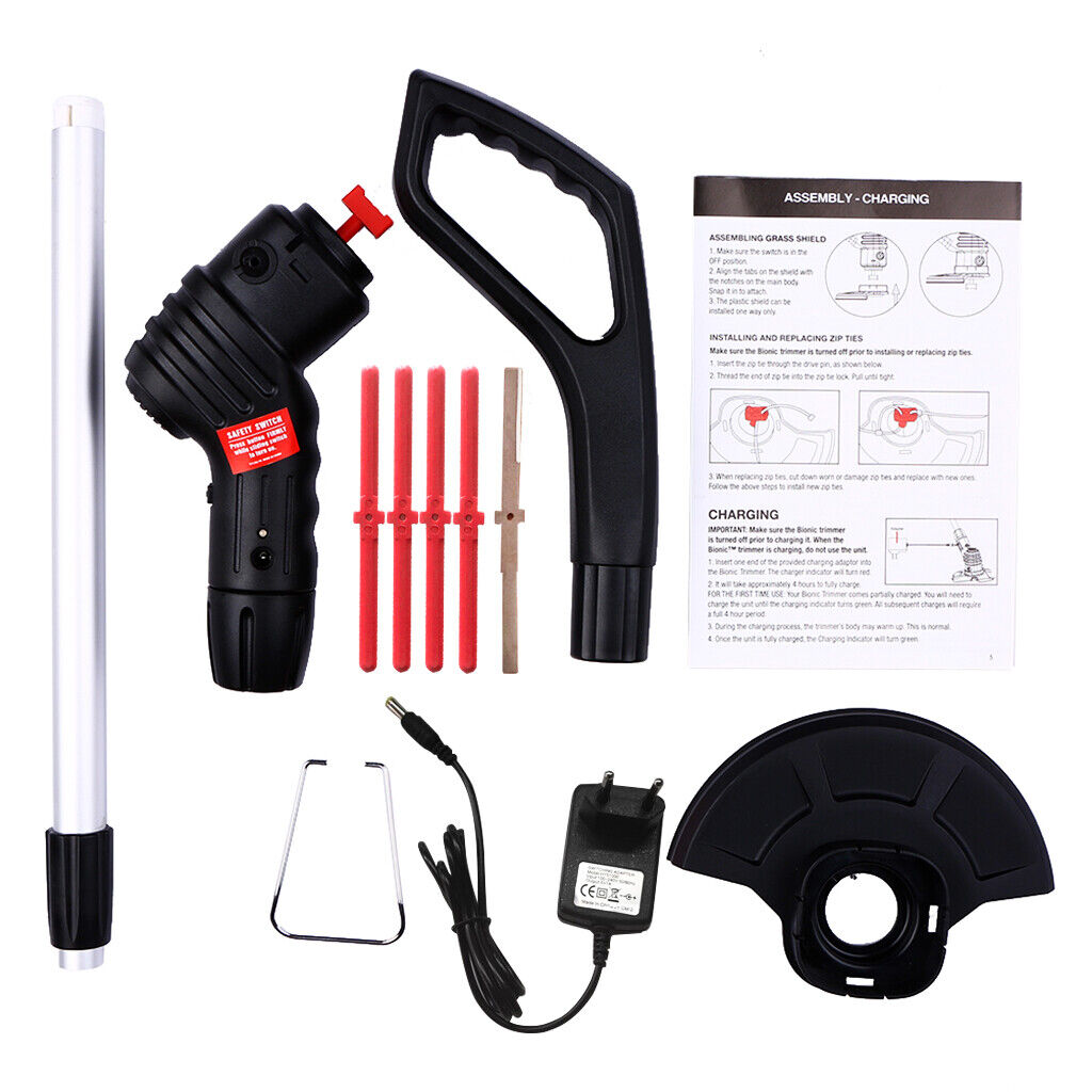 Brushcutter sans fil électrique avec piles et chargeur NEW