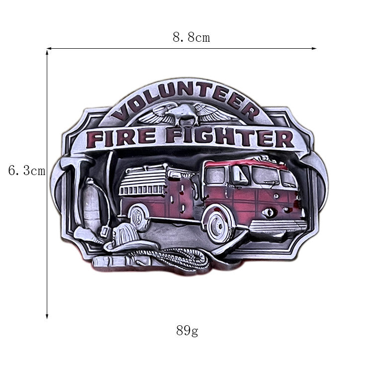 Boucle de ceinture d'échelle aérienne de camion d'incendie en alliage de zinc