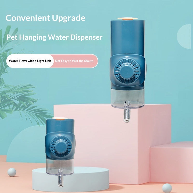 Animaux de compagnie suspension bouteille d'eau modèle simple Dog Cage monté distributeur d'eau Cagehanging Wa