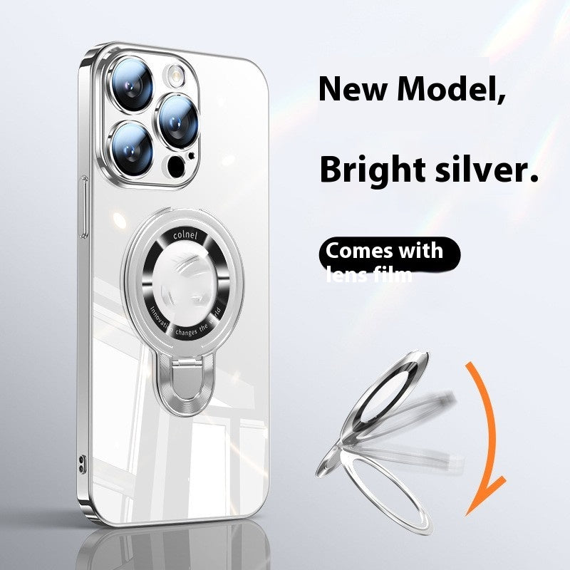 Cas téléphonique Desert Gold Electroplating Pc Bracket