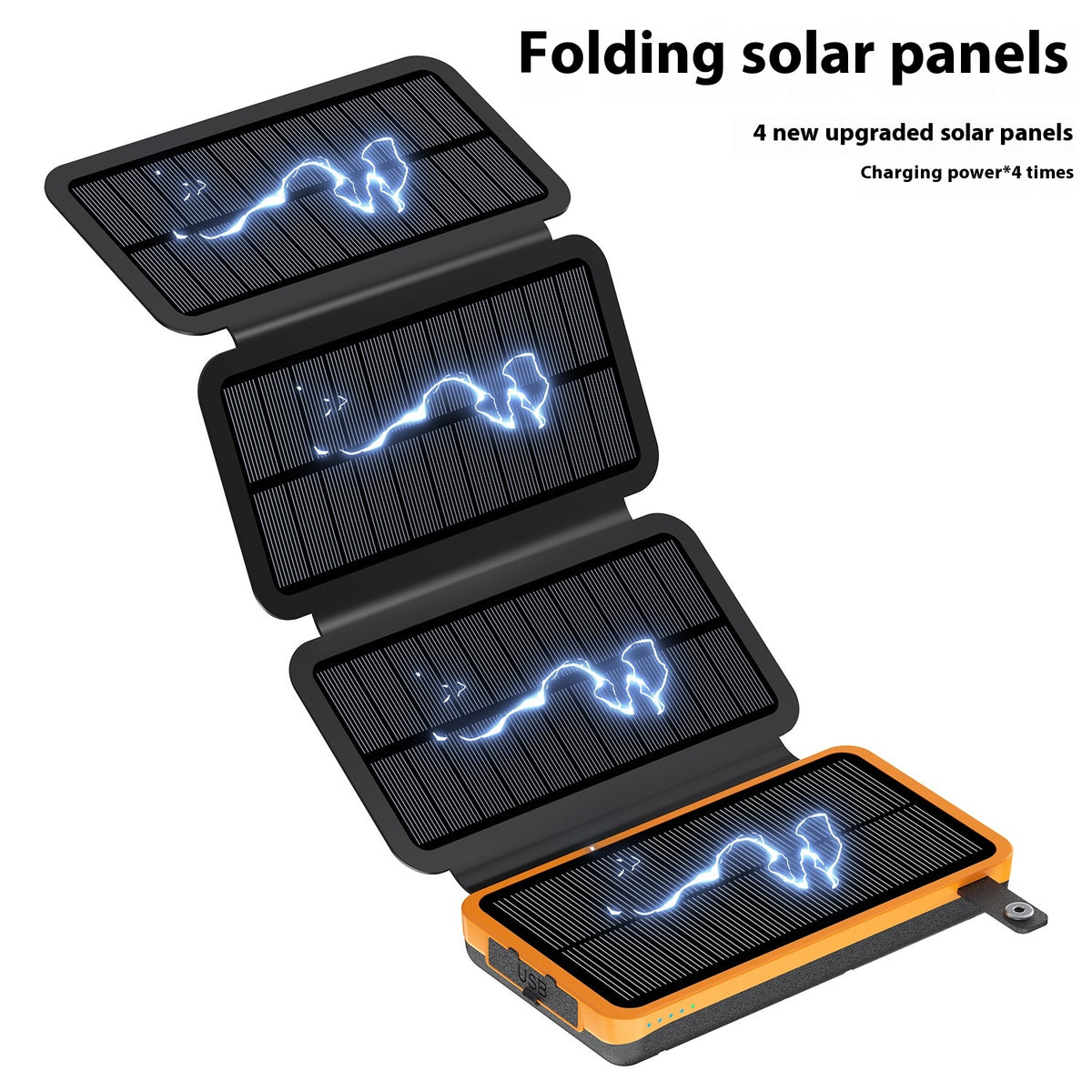 25000 mAh High Capacity Portable Solar Power Bank