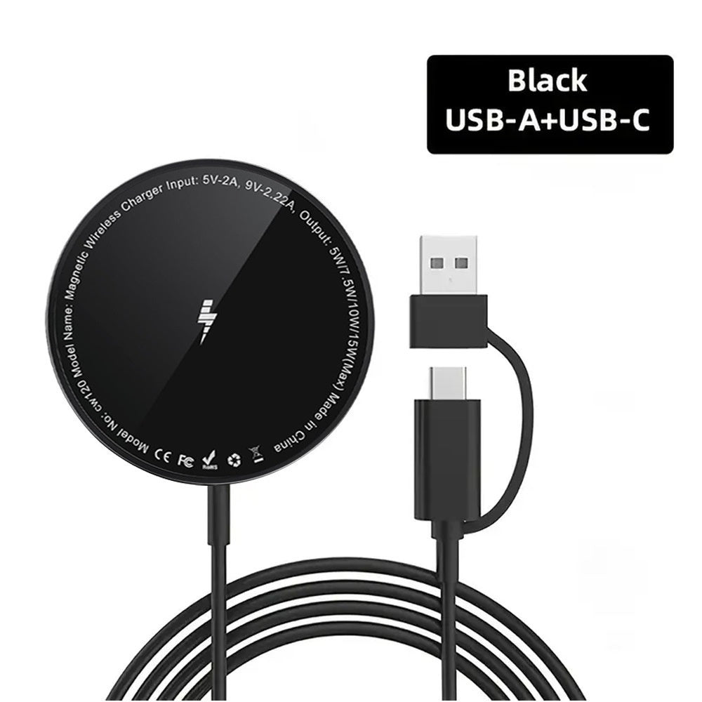 Chargeur magnétique rapide Magsafe sans fil 15W