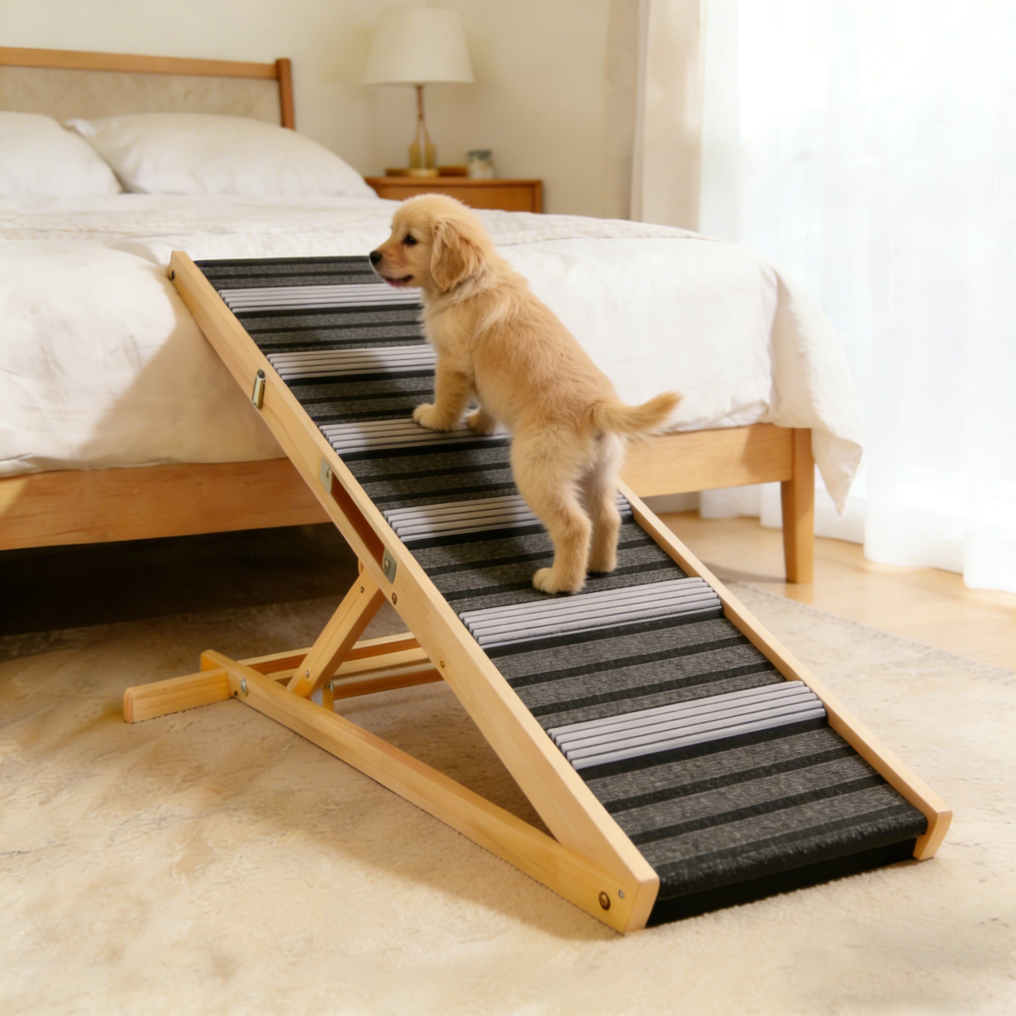 Rampe de chien améliorée pour Couch