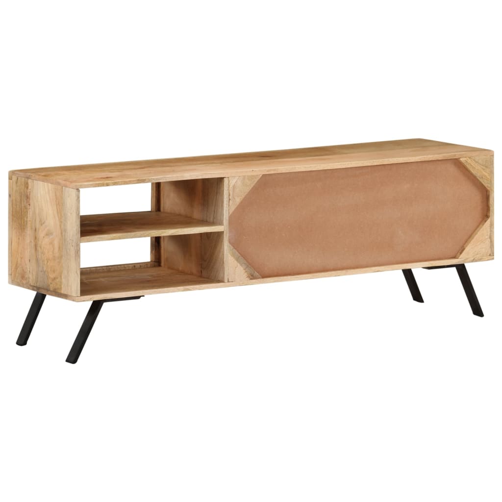TV armoire 110x30x40 cm en bois de mangue massif