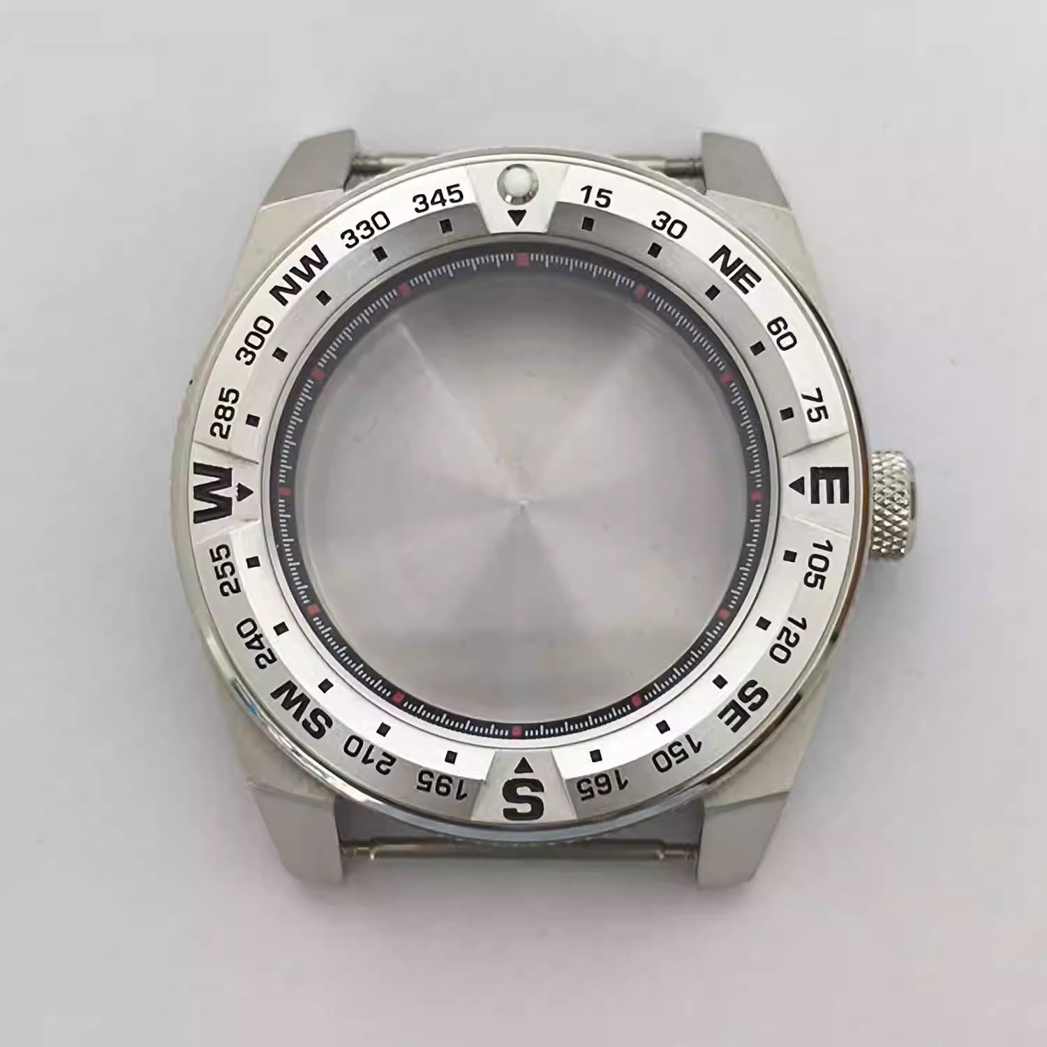 43mm 316 en acier inoxydable Lunette en aluminium