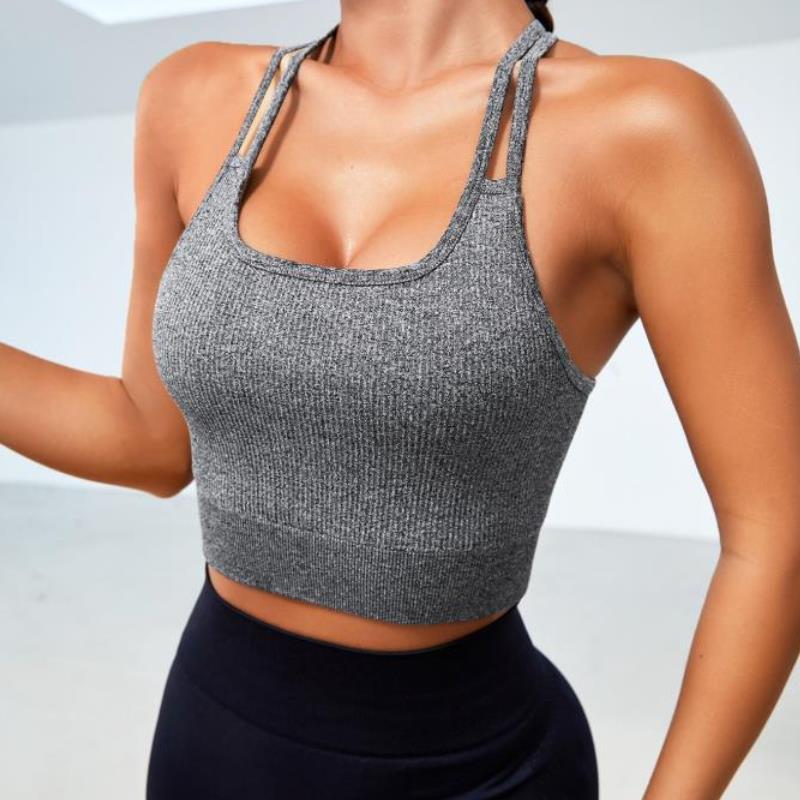 Sous-vêtements de sport Soutien-gorge de yoga élastique haute