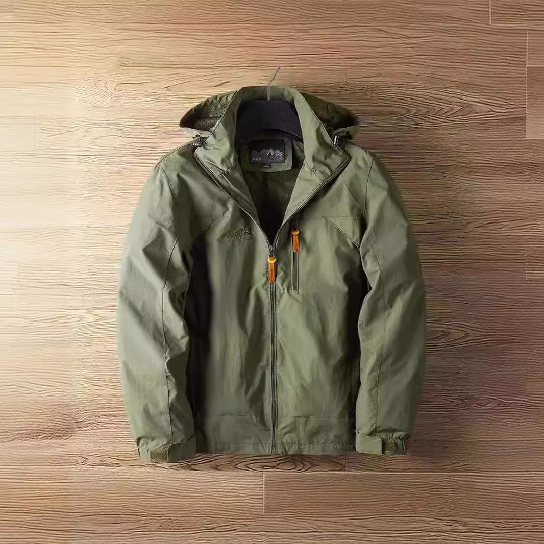 Veste de sport d'extérieur coupe-vent pour hommes