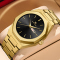 Montre homme en acier casual Business-Chain