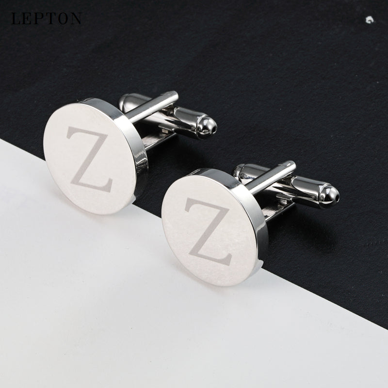 Français Cufflinks Une lettre pour homme Cufflinks Collar Clip Suit