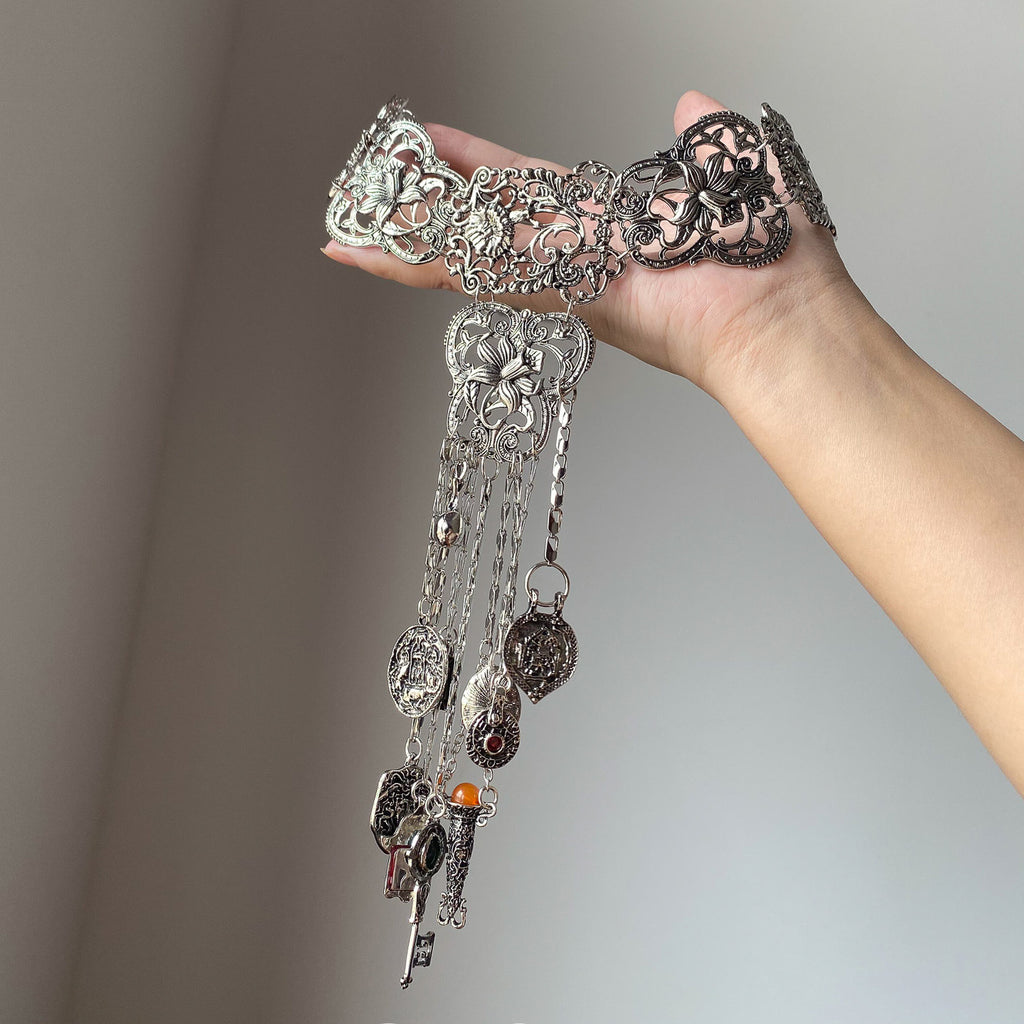 Collier en métal de style ethnique bohème