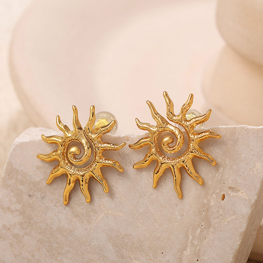 Boucles d'oreilles miniatures en acier inoxydable