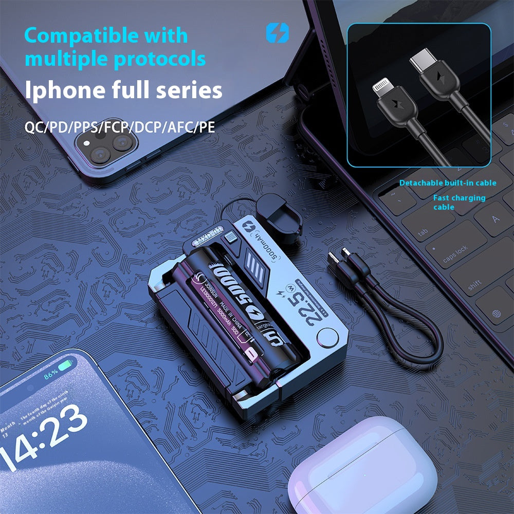 Replacement Cartridge Power Bank Tactical Mech Type-C Plug
