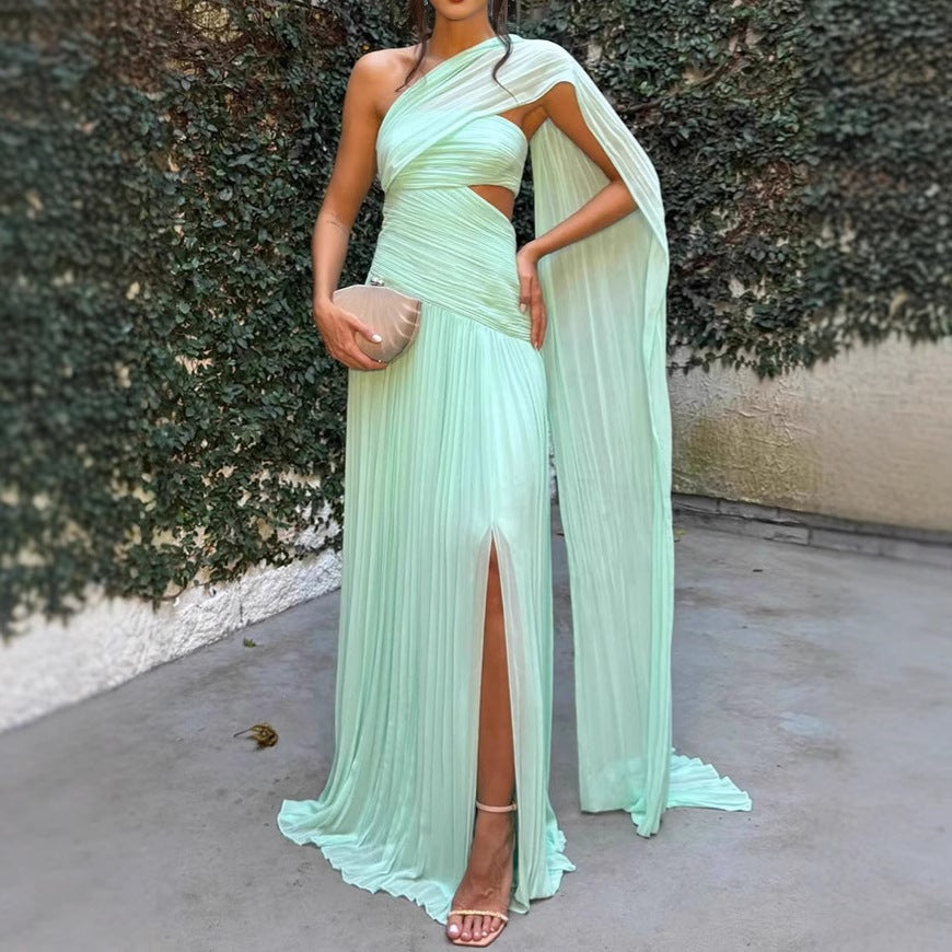Robe plissée à la mode pour femmes