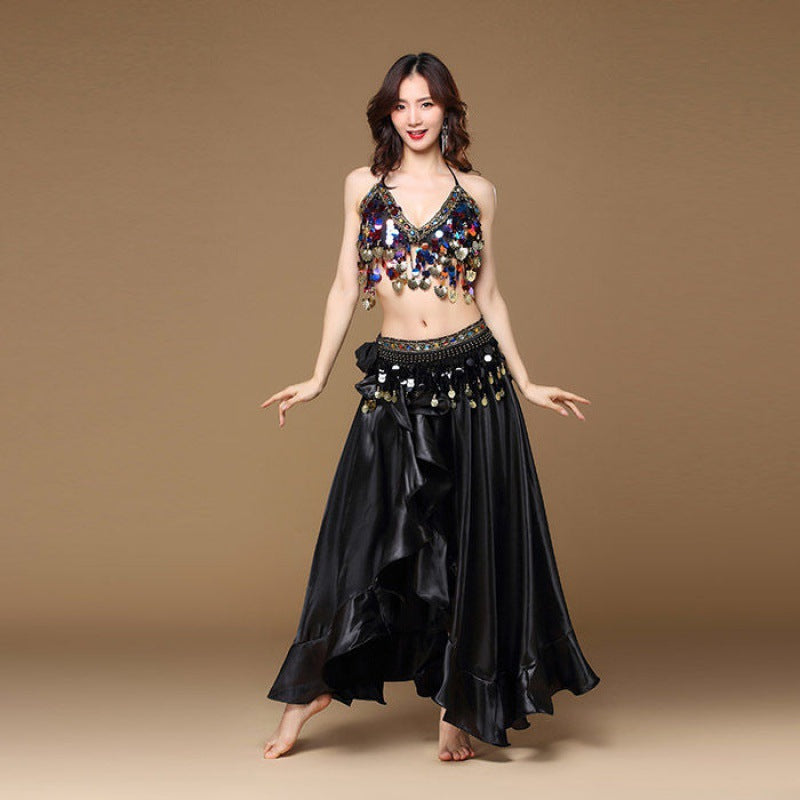 Danse Belly Performance Sexy Réunion annuelle indienne Étape Performance costume
