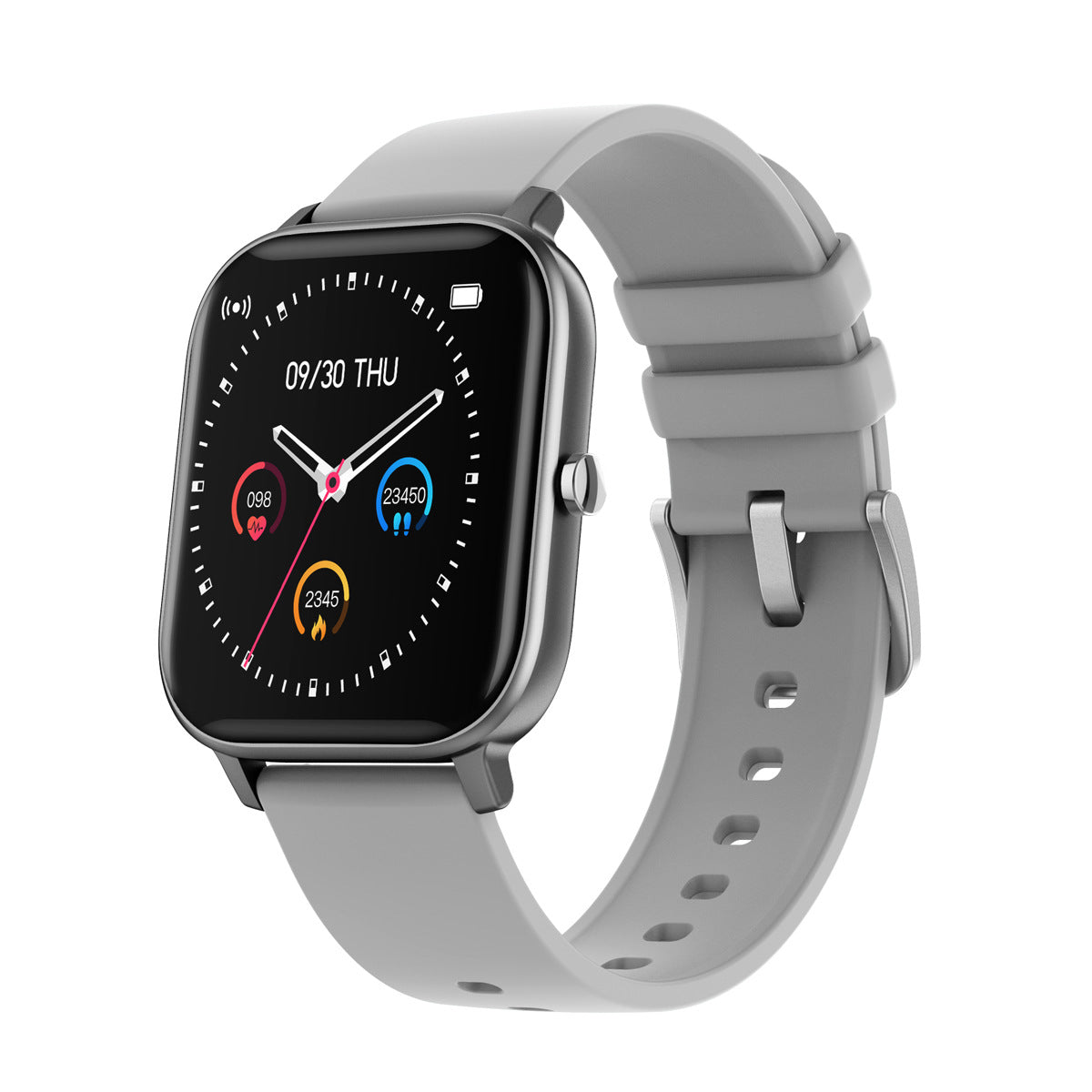 Bracelet Smartwatch tout-touch avec fréquence cardiaque et surveillance de la pression artérielle