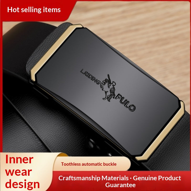 Ceinture de pantalons haut de gamme pour les affaires tendance automatique