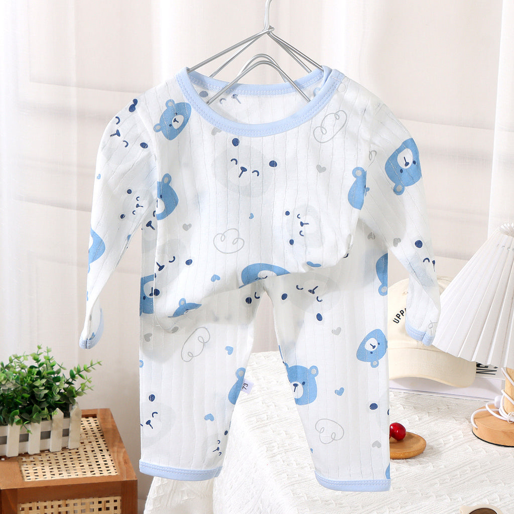Summer Baby Cotton Maison Porter Pajama pour enfants