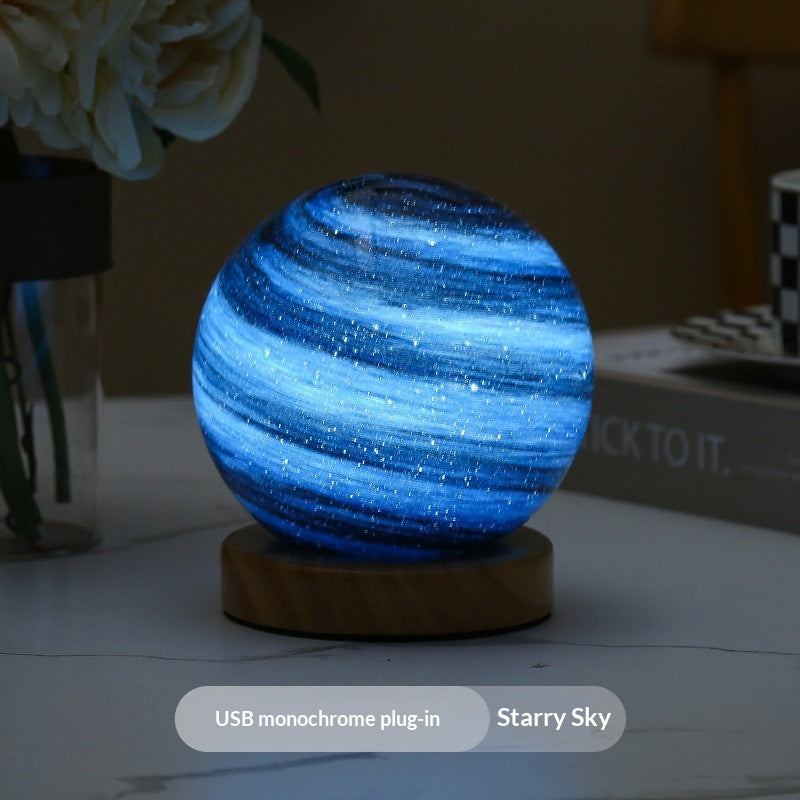 Lampe de lit de planète de ménage