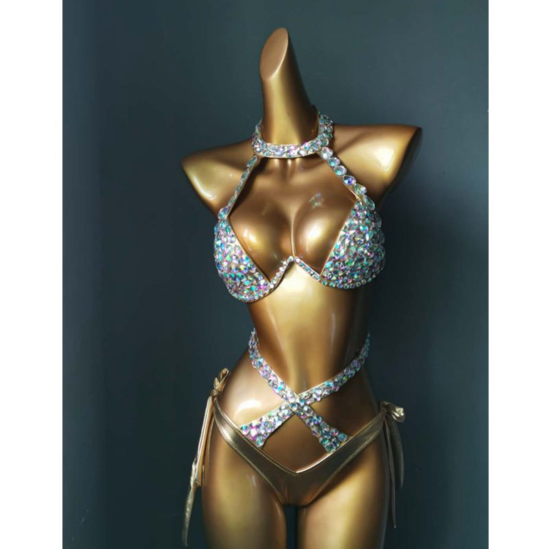 Maillot de bain pour femmes minimaliste et polyvalent imprimé Bikini