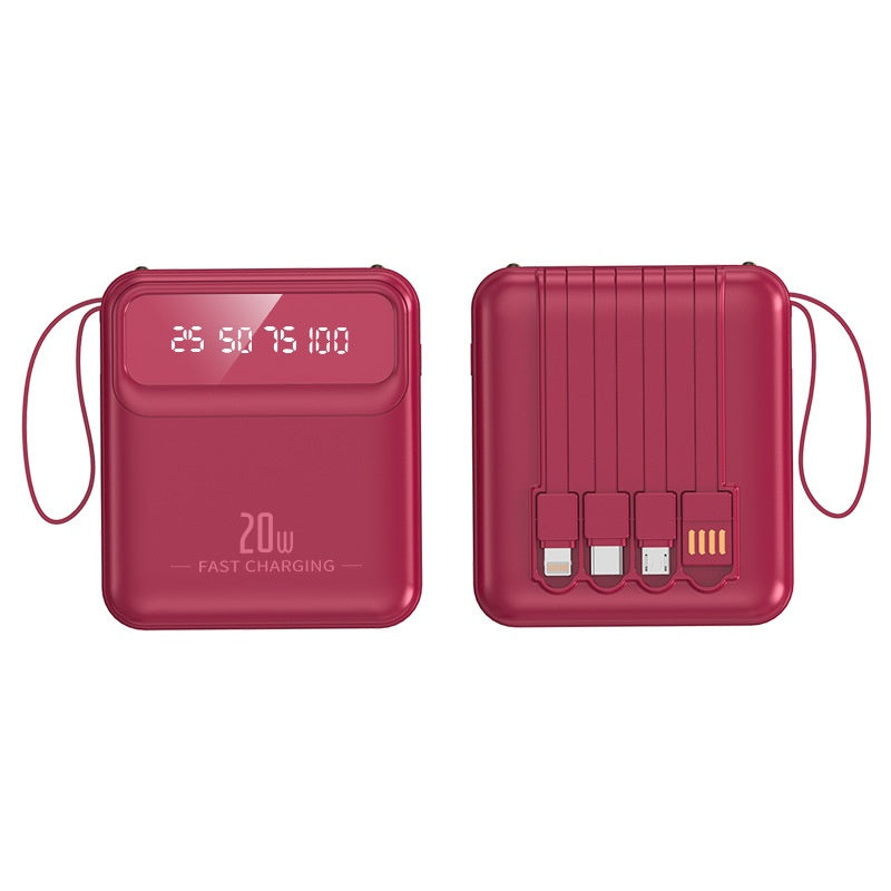 Mini petite grande capacité avec 4 lignes Power Bank
