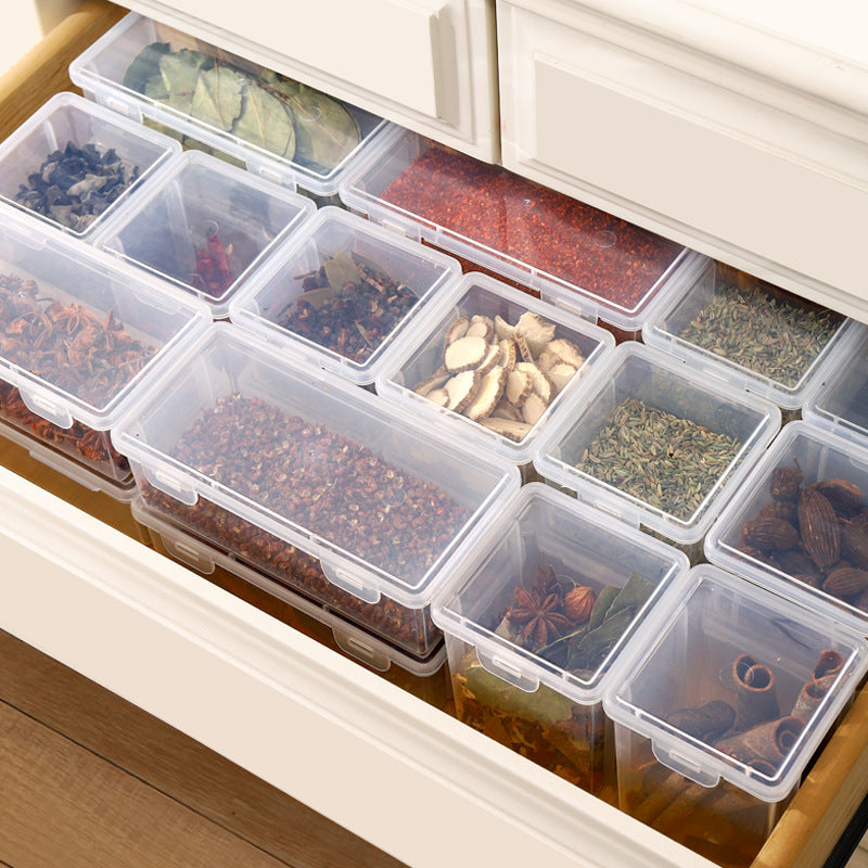 Boîte de rangement pour séparateurs d'épices Conteneur de cuisine