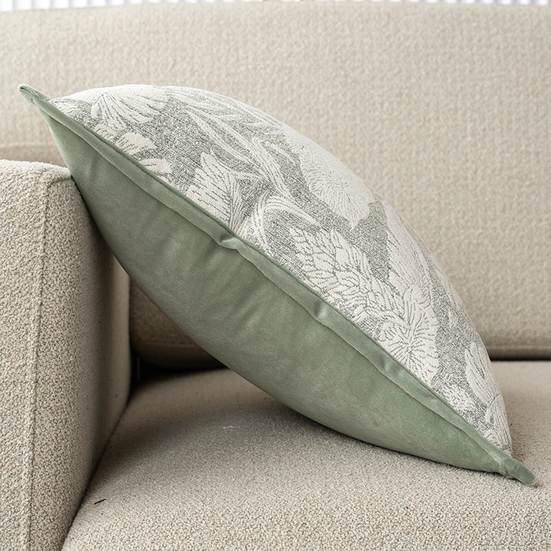 Style Ins Minimalist Carré Oreiller Canapé Dans Chenillelight Luxe frais et élégant