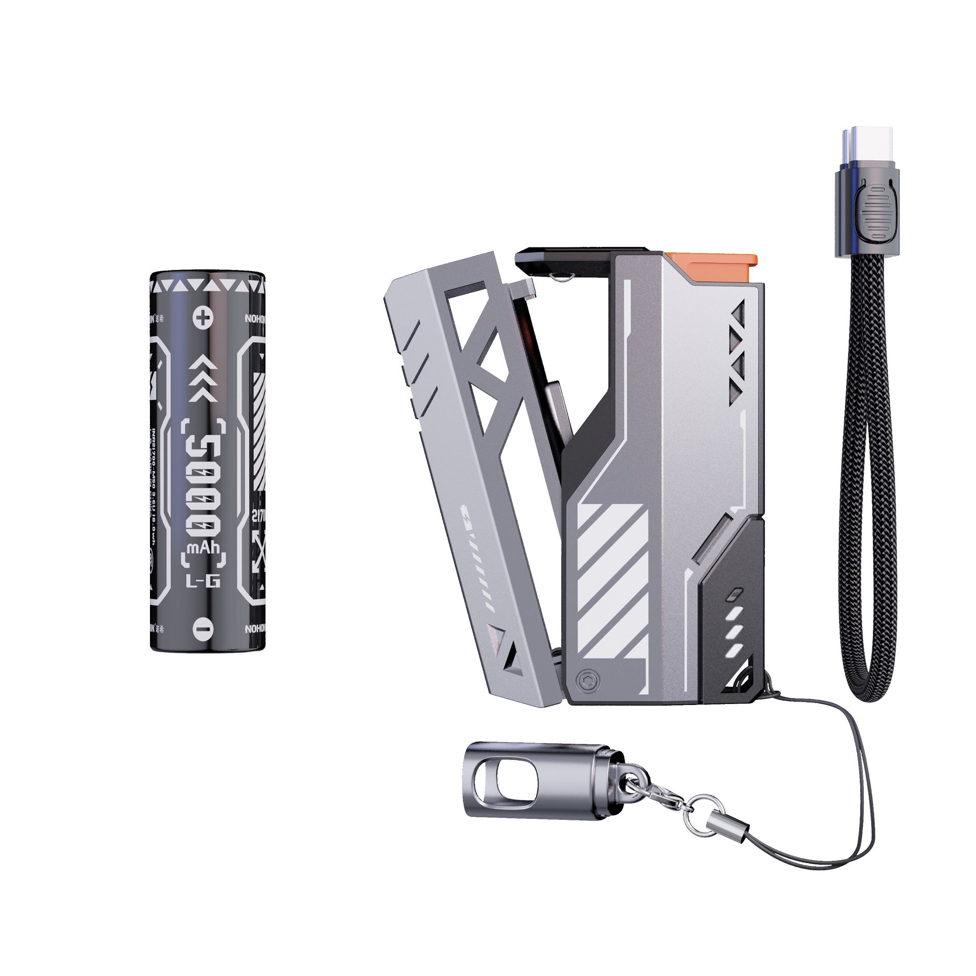Batteries interchangeables Détachable ligne de charge rapide d'alimentation mobile séparée
