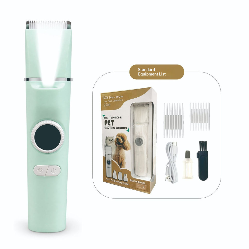 Clipper électrique pour animaux de compagnie avec affichage numérique