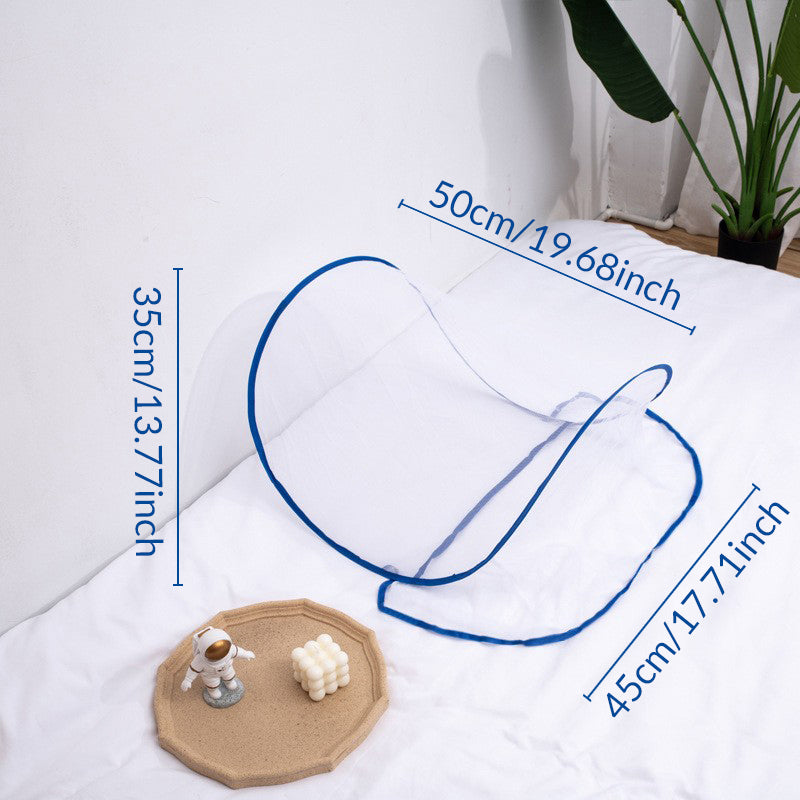 Tête Mosquito Net Portable Oreiller pliable Mosquito Tente Mesh Anti Mosquito Couverture de sommeil Fo