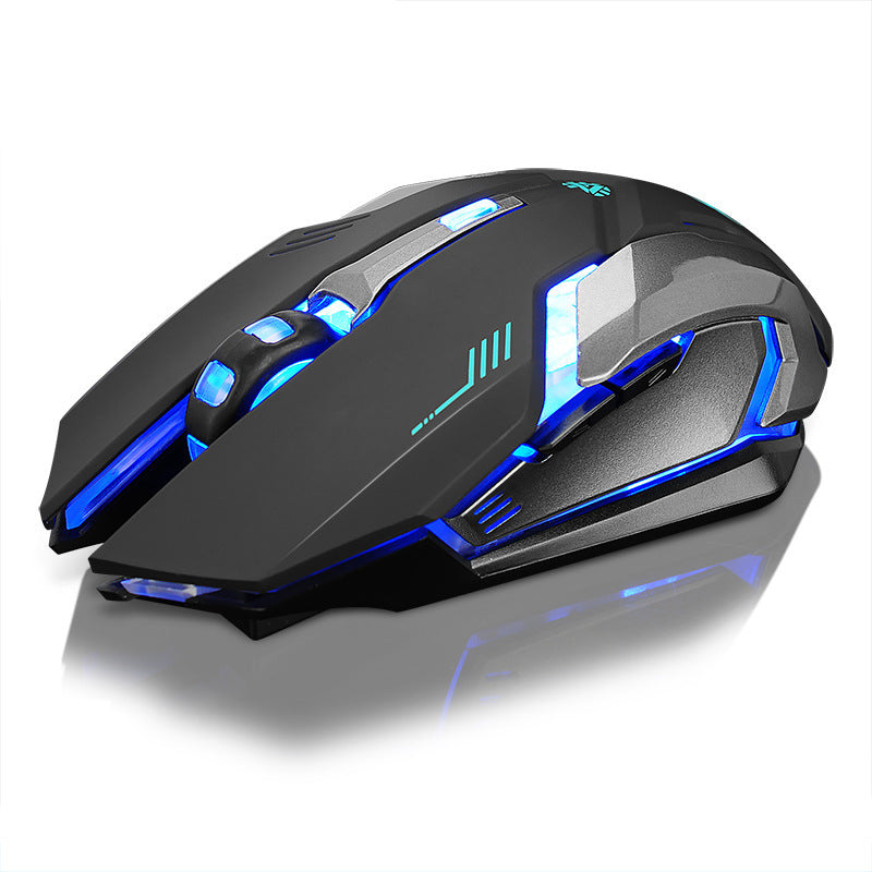 Wireless Rechargeable Mouse Notebook Desktop Home Office Universal Gaming Mute Luminous