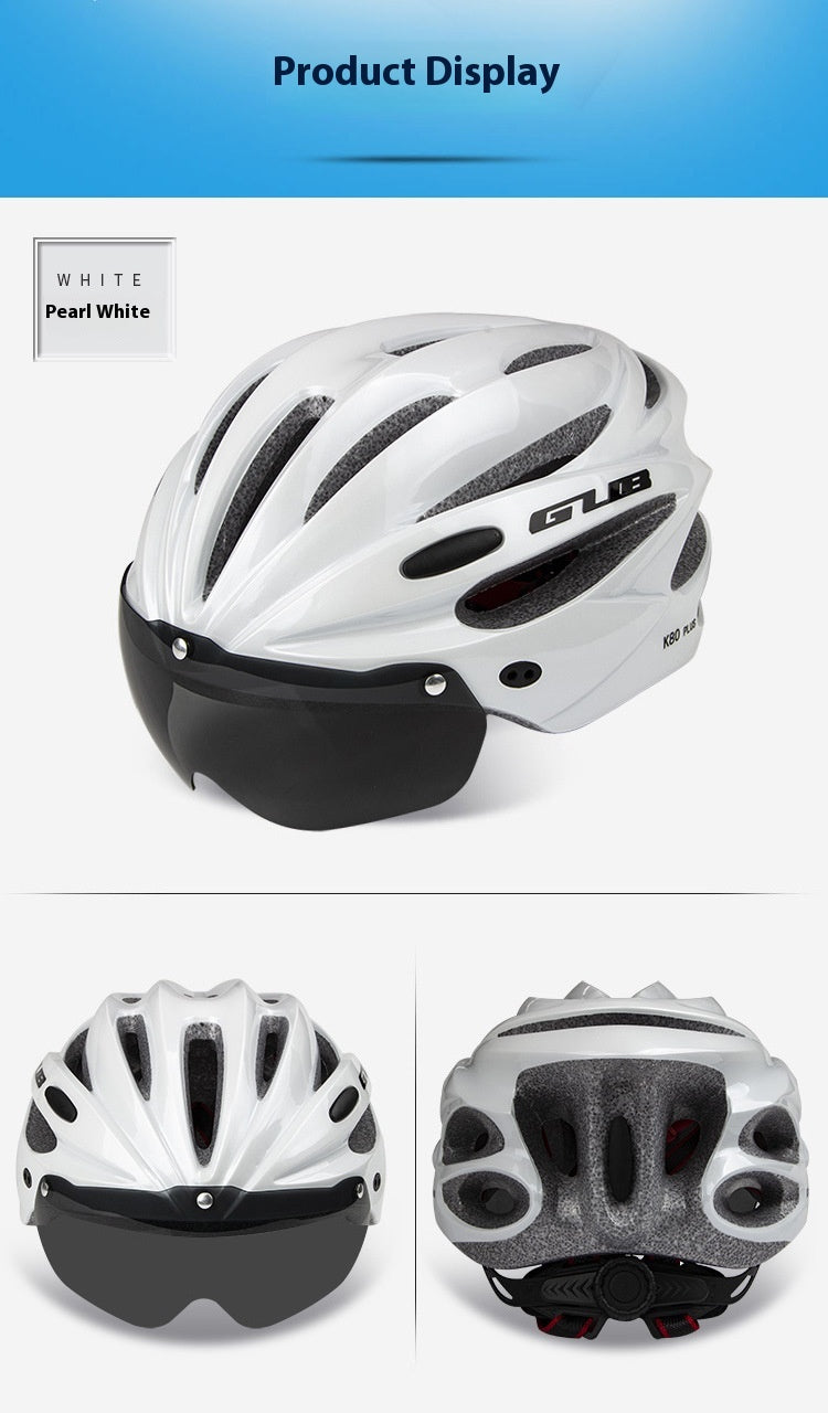 Casque d'équitation intégré VTT Gants magnétiques