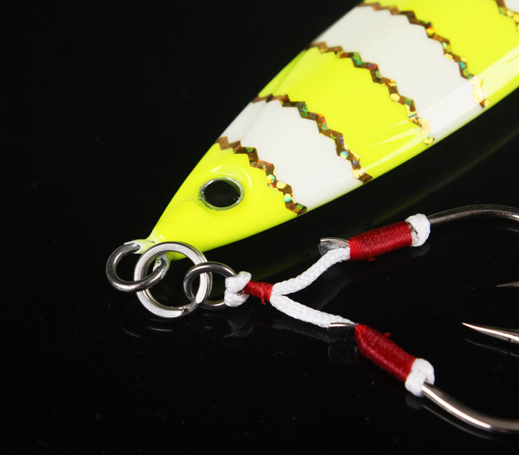 Lead laser lumineux avec double crochet à bascule lente