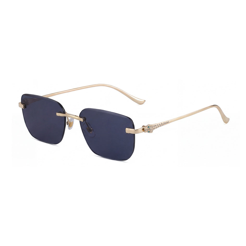 Lunettes de soleil Fashionable Square Rimless pour hommes