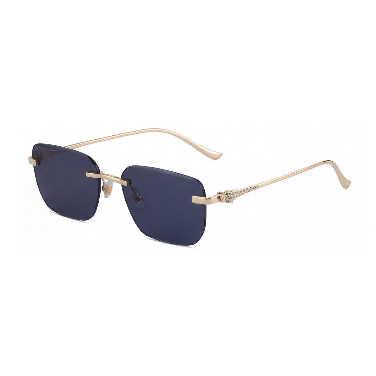 Lunettes de soleil Fashionable Square Rimless pour hommes