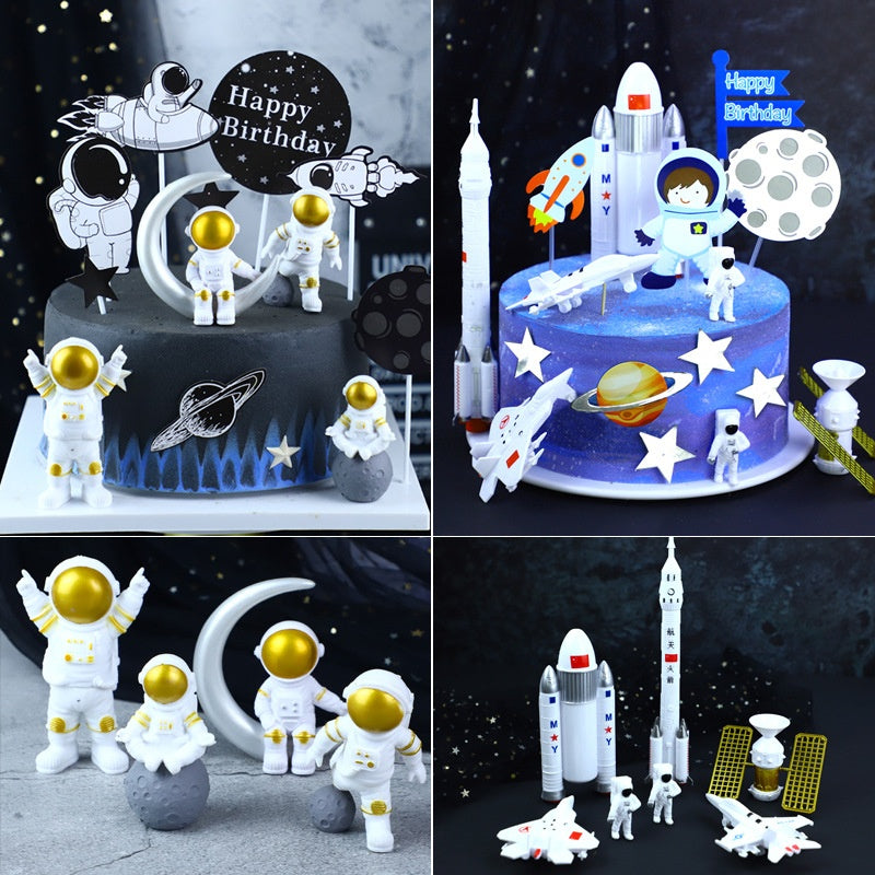 Cake Topper Anniversaire Ornements enfichables XINGX à trois dimensions