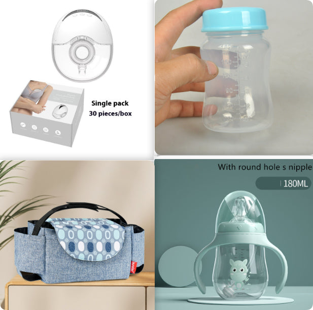 Portable mains sans poitrine électrique Portable Bilatéral Automatique Intégré Lait Claw Piec