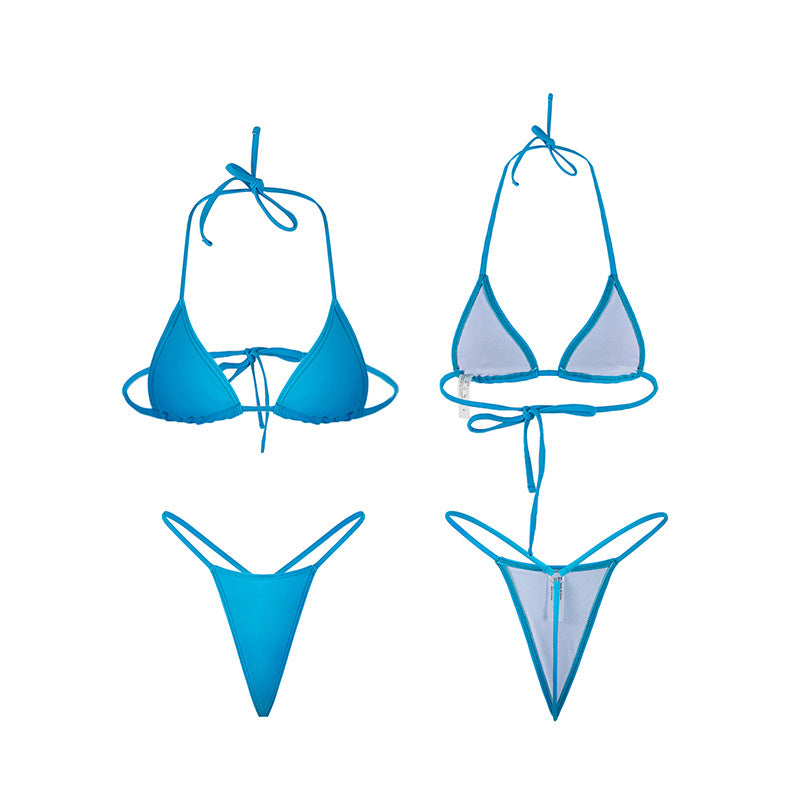 Commerce extérieur Maillot de bain bikini à trois points en dentelle